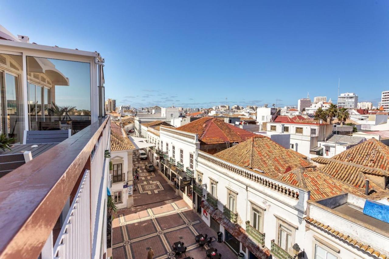 Marina Penthouse Faro Center Apartment Bagian luar foto