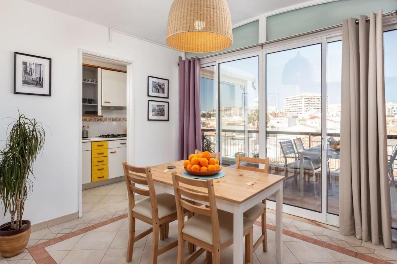 Marina Penthouse Faro Center Apartment Bagian luar foto