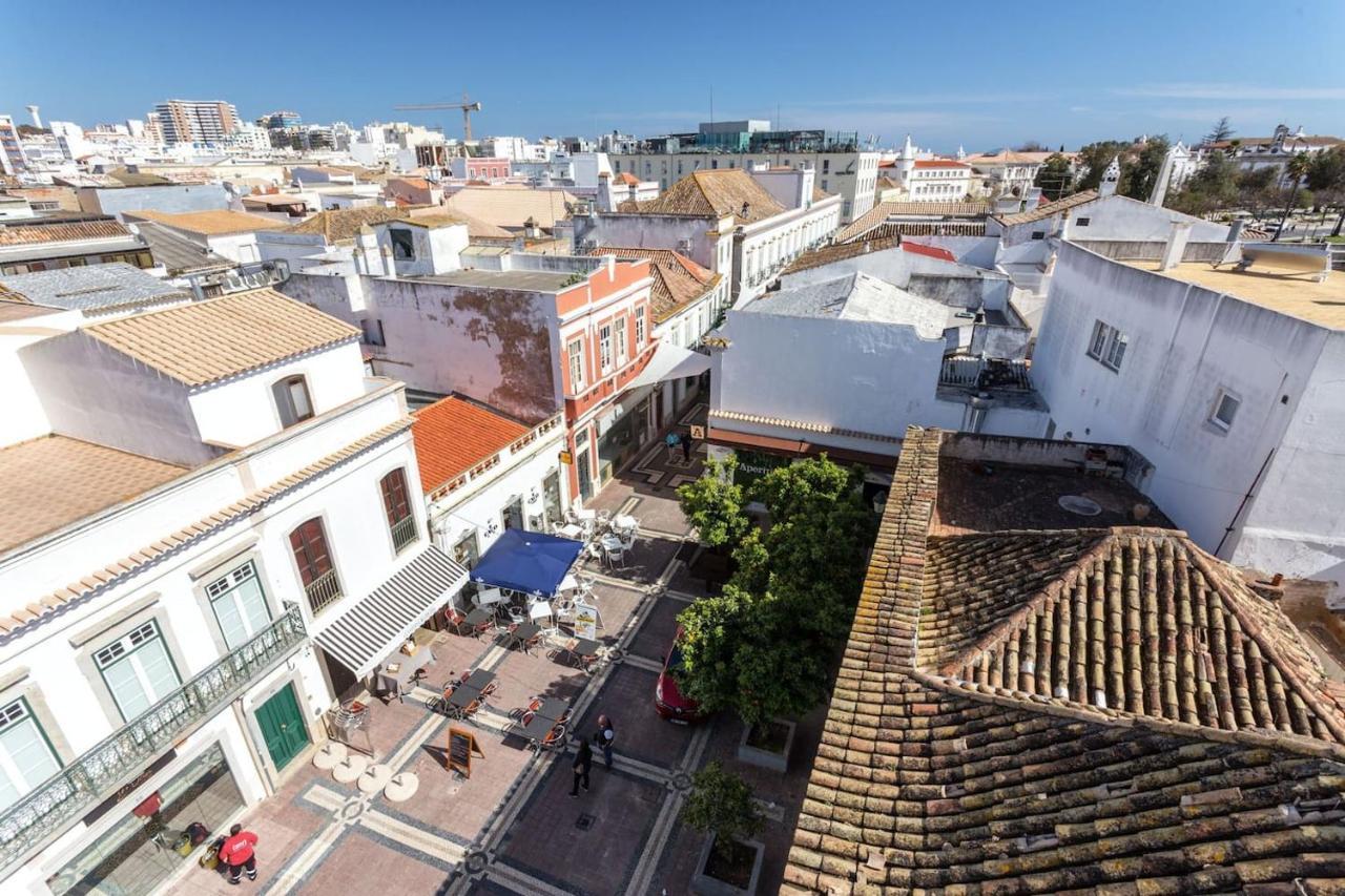 Marina Penthouse Faro Center Apartment Bagian luar foto