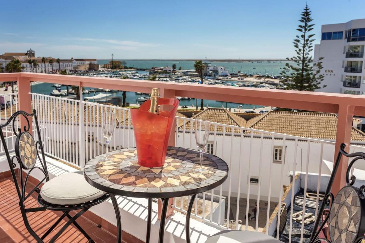 Marina Penthouse Faro Center Apartment Bagian luar foto
